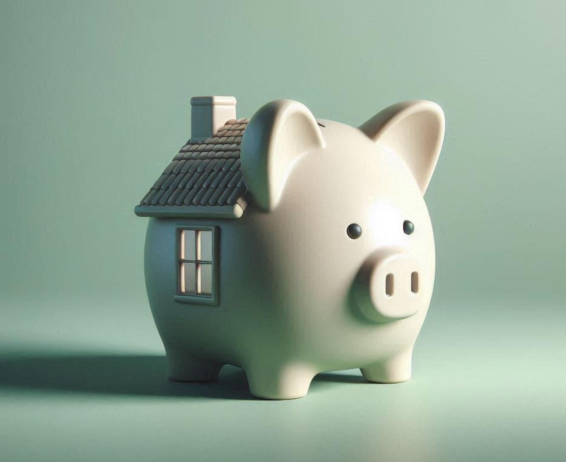 Une tirelire en forme de maison